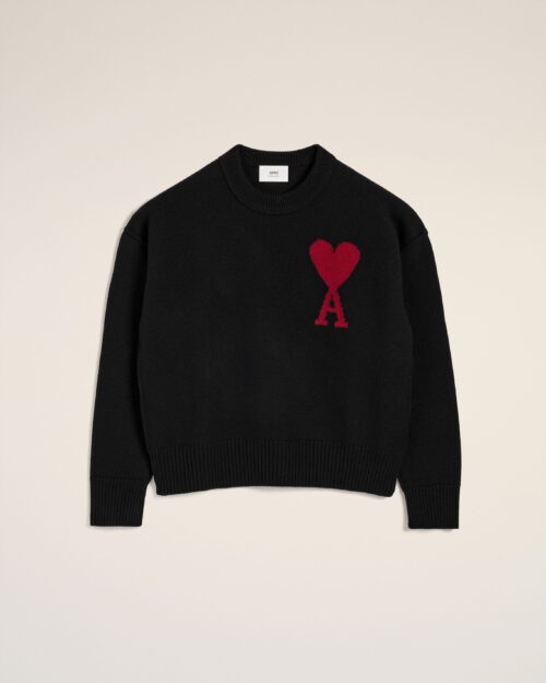 Black Ami de Coeur Wool Sweater