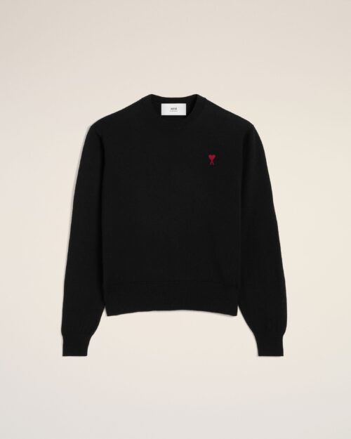 Ami de Coeur Round Neck Wool Sweater