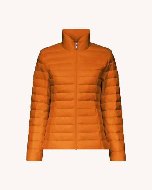 Cha Dark Orange Lightweight Down Jacket