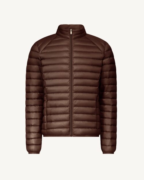 Matte Chocolate Lightweight Down Jacket