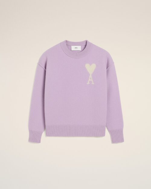 Purple Ami de Coeur Wool Sweater