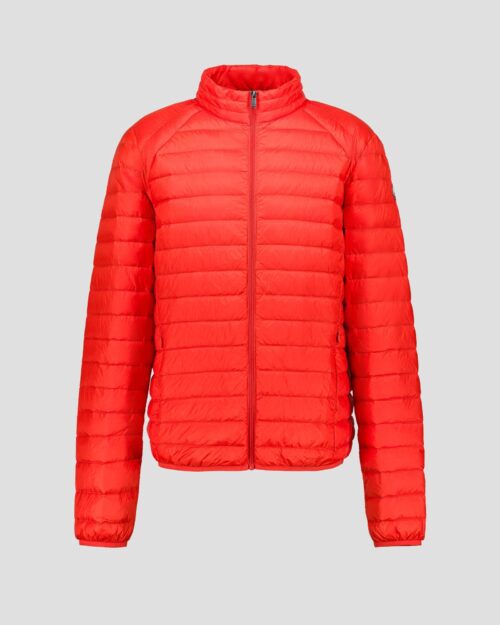 Matte Fire Red Lightweight Down Jacket