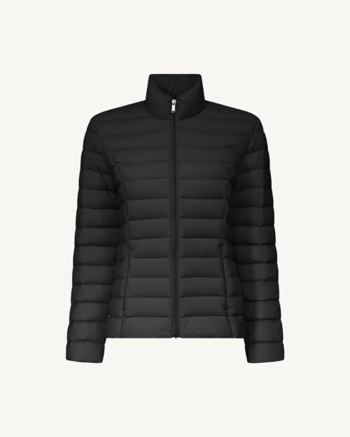 Maia Black Lightweight Stretch Down Jacket