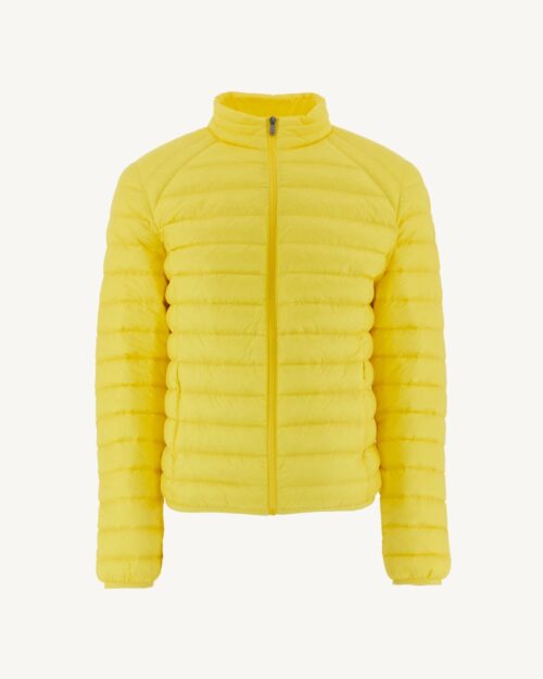 Matte Gold Yellow Lightweight Down Jacket
