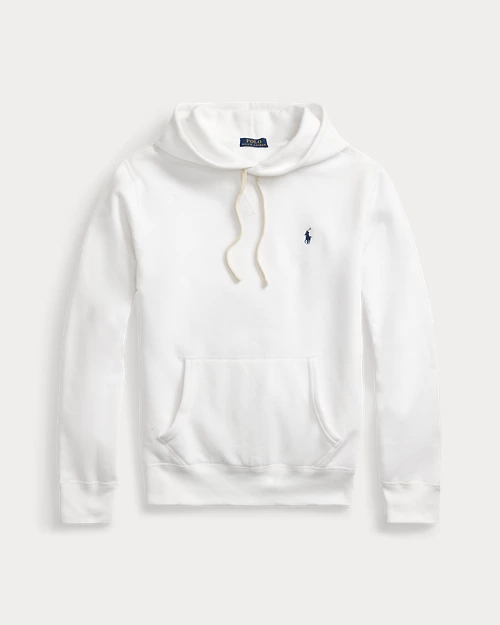The RL Fleece Hoodie - White
