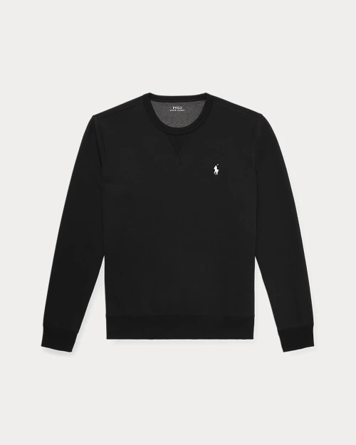 Double Knit Sweatshirt - Black/Cream