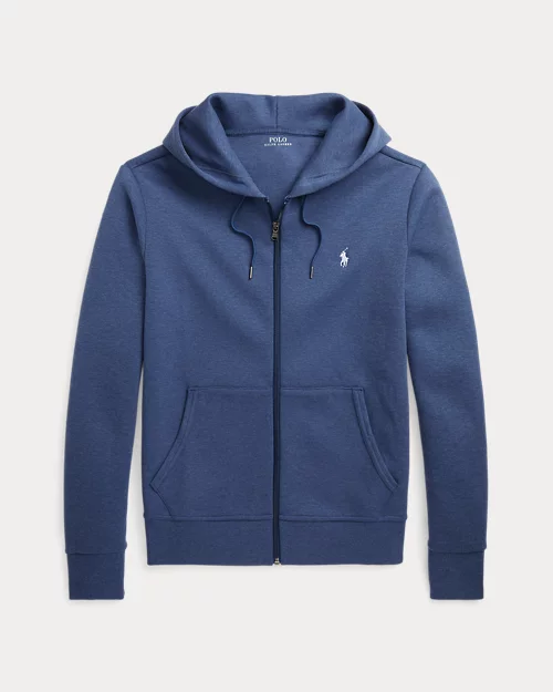 Double Knit Hoodie - Derby Blue Heather