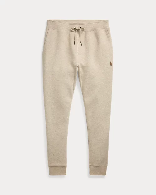 Double Jersey Jogging Pants - Tuscan Beige Heather
