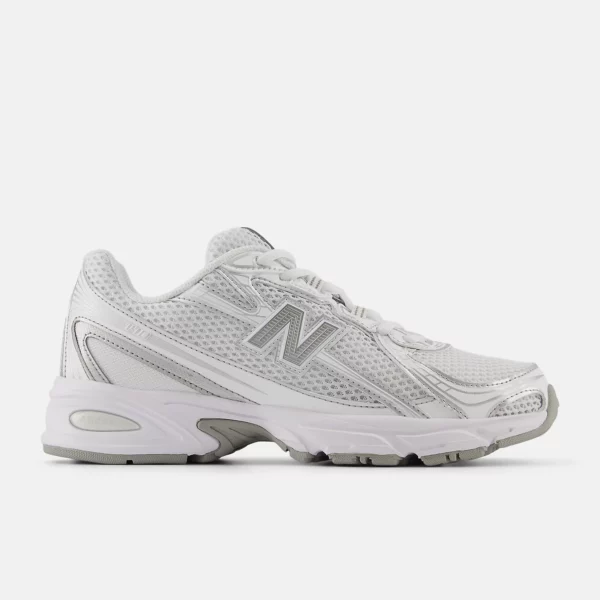 740 Shoes White with Silver - Image 2