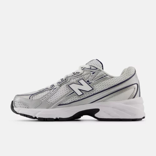 740 Shoes NB Navy with White and Shadow Grey